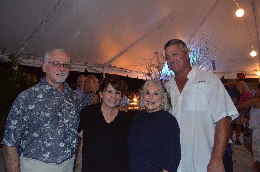 Steve and Lisa Reed with Brooks Burleson and Kelly Tolber