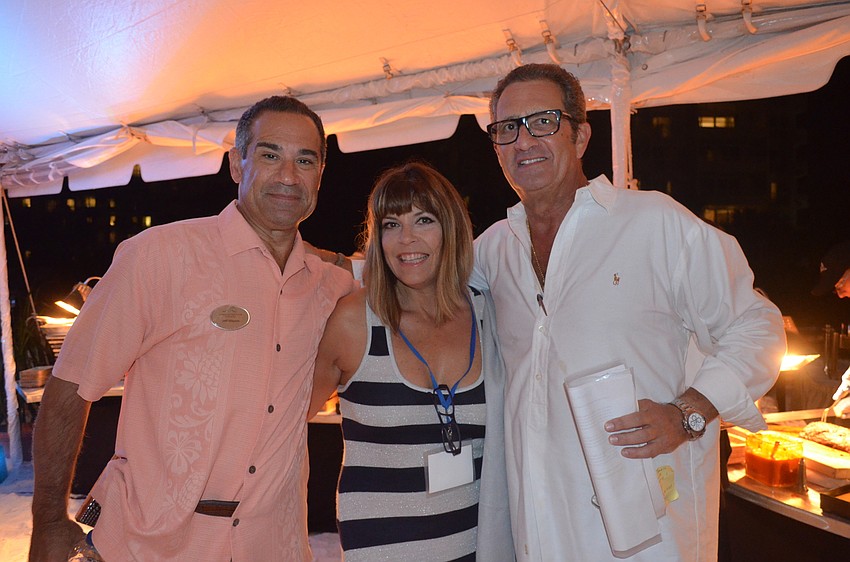 Longboat Key Club General Manager Jeff Mayers, Suzette Jones and Richard Dorfman