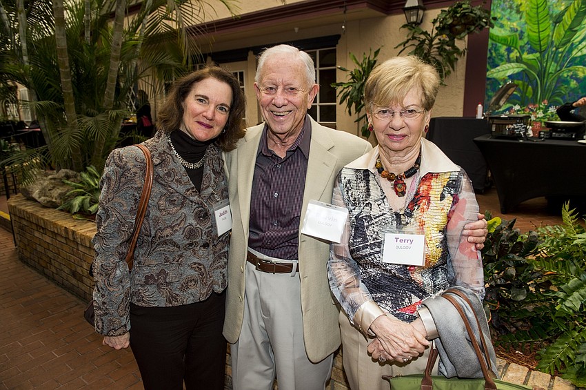Judith Fagin with  Marvin and Terry Dulgov