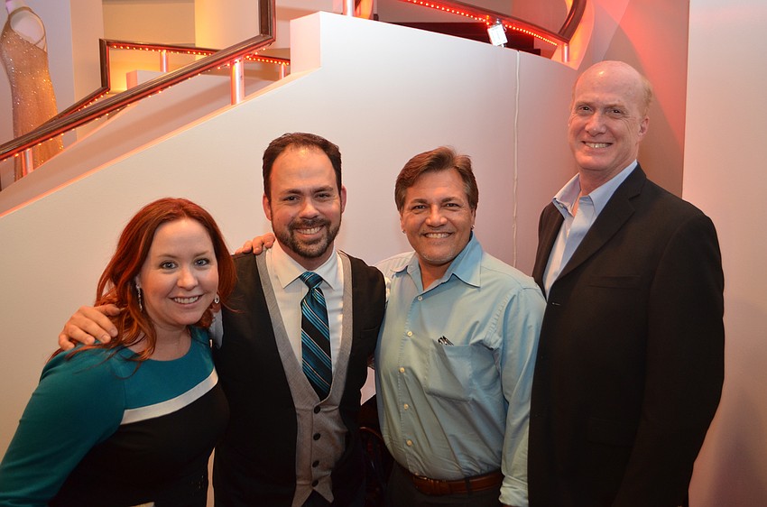 Jill and Mark Athridge, Jared Walker and Tom Palazzo