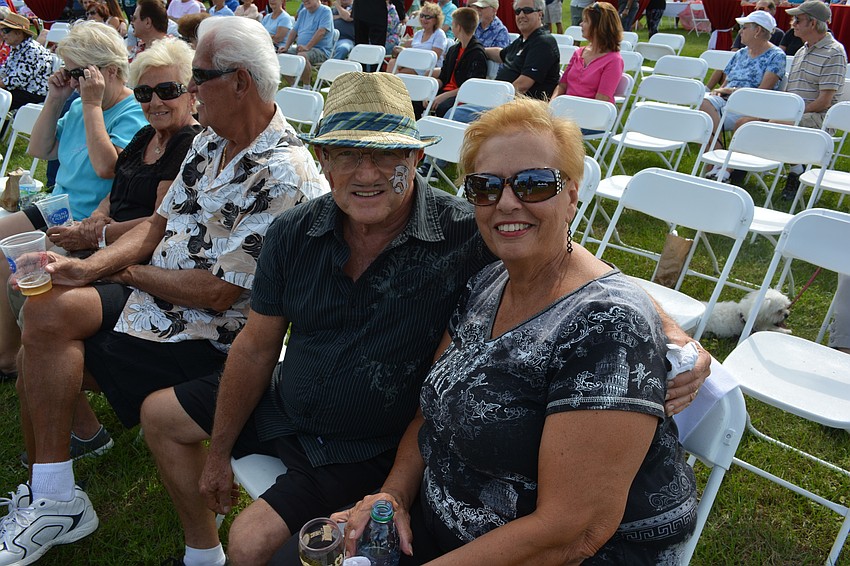 Pete and Natalie DeMichele of Sarasota came to Festa Italiana on Saturday in Greenbrook.