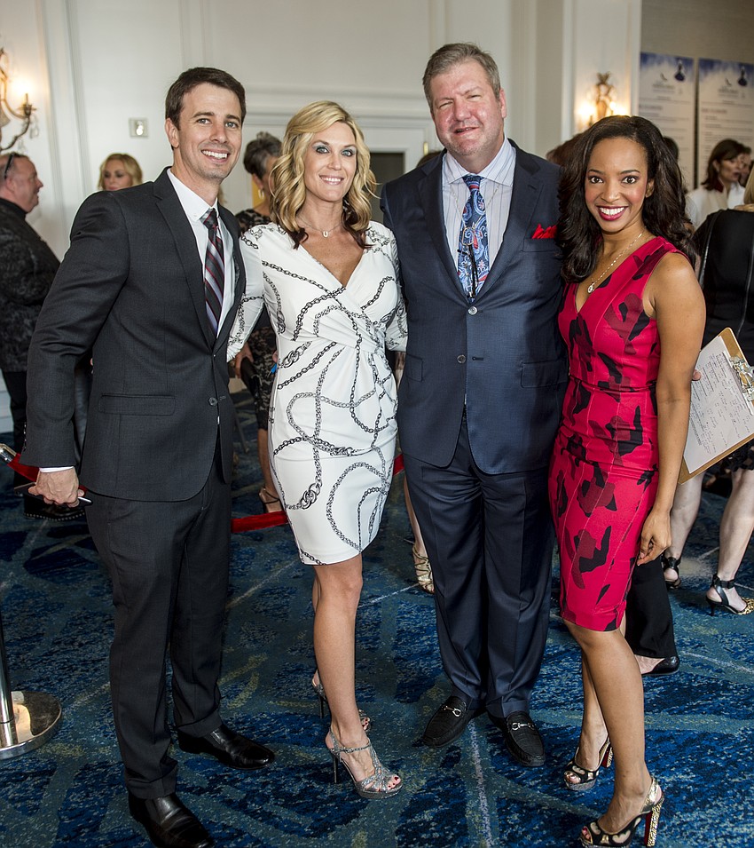 Justin Powell, Candace Swenson, Dr. David Holcomb and Bobeth Yates