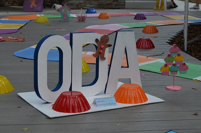 The cake walk had a Candy Land twist this year.