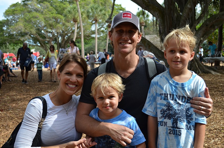 Jacquelyn and Trudo Letschert with Trevor and Trudo.