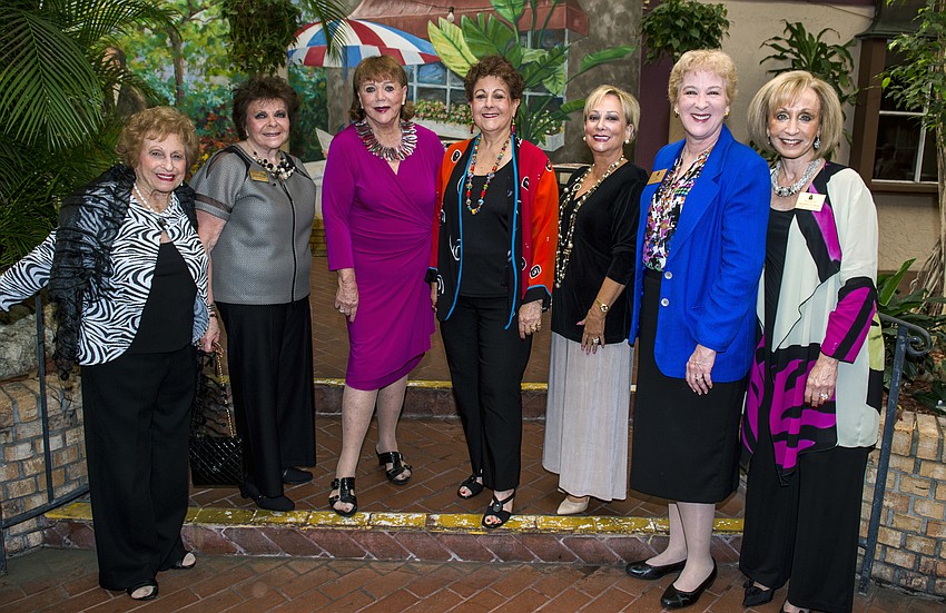 Helen Sherman, Sheila Birnbaum, Helen Glaser, Pat Baer, Susie Steenbarger, Anne Garlington and Barbara Simon