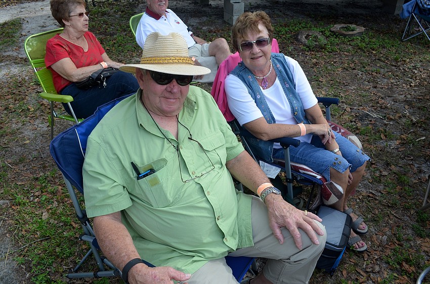 Larry and Jane Nelson enjoy the annual festival when they return to Bradenton each year from their home in Wisconsin.
