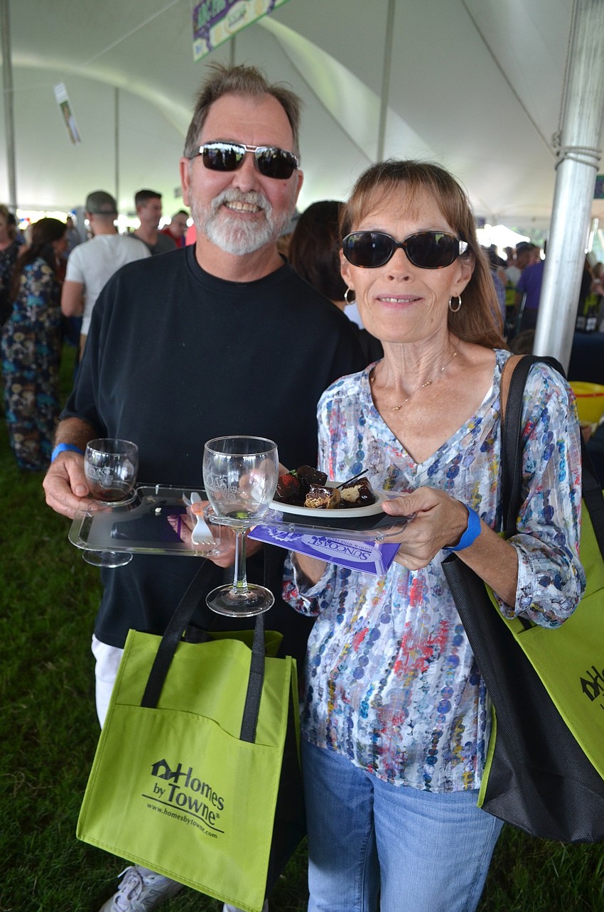 Dave and Kay Goodman traveled from Venice for the event.