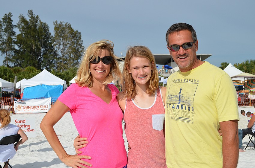 Carolyn, Sarah and Ken Garron