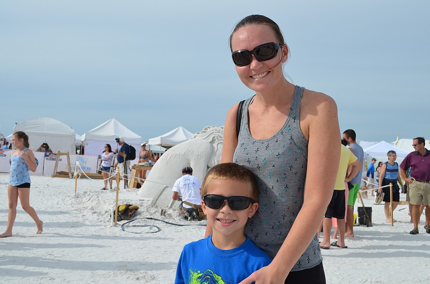 Cori Heflin with her son Desmond Rodriguez