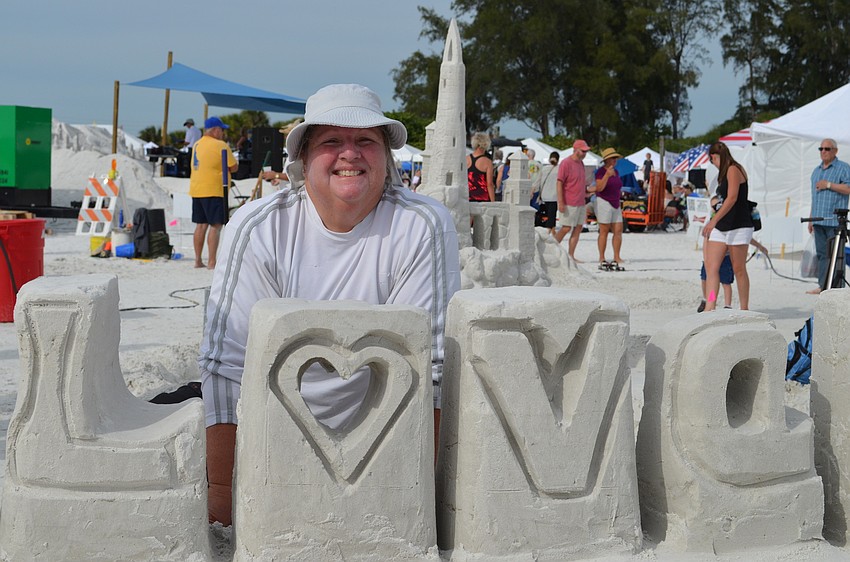 Longboat Key resident Tracy Weber inspires love with her sculpture for the Amateur Competition.