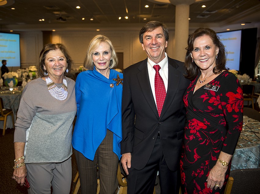 Renee Hamad, Hillary Steele, with Mark and Robin Serbin