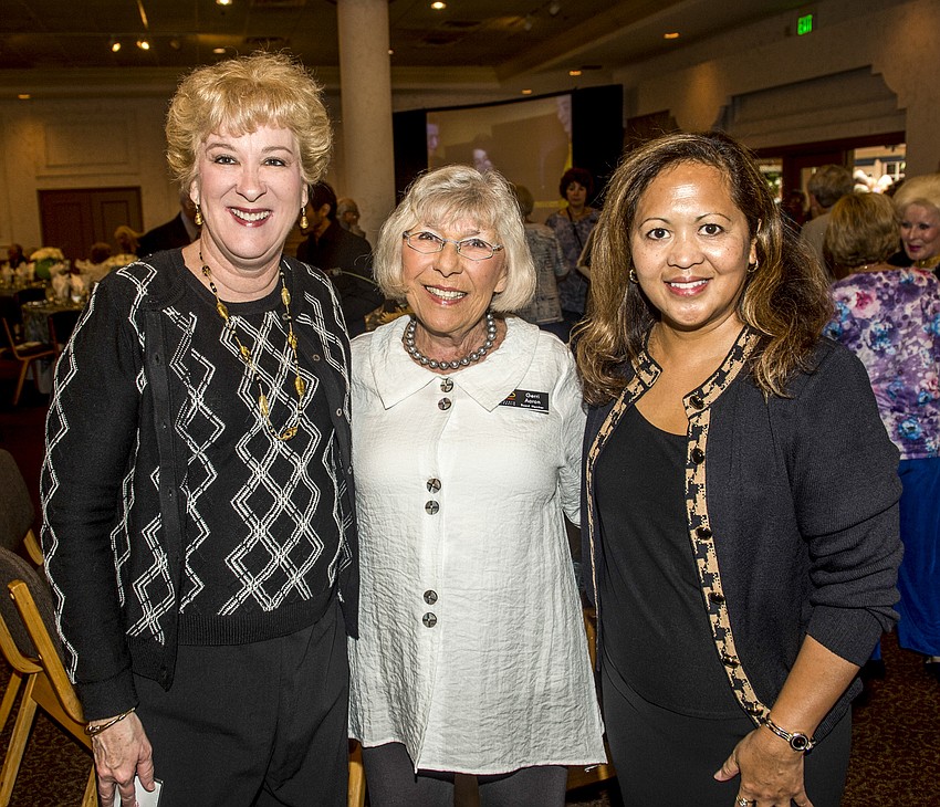 Anne Garlington with Gerri Aaron and Beverly Arias