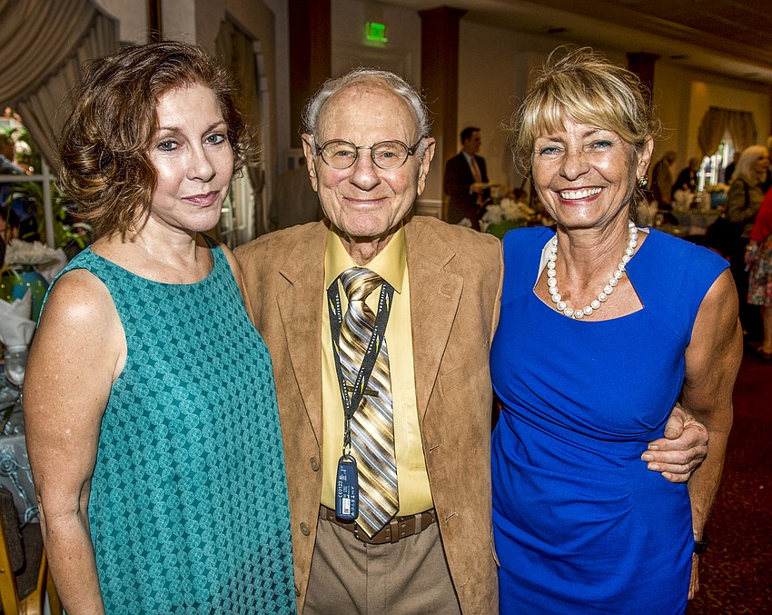 Patricia Caswell with Ernie Kretzmer and Dorathea Sandland