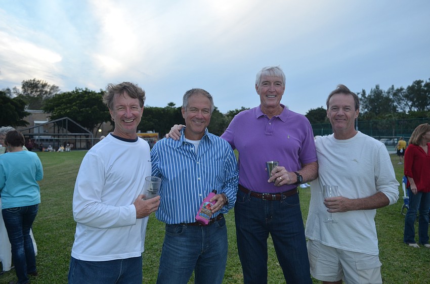 Mike Seamon, Tim Thurman, Bill Dooley and Bill Town