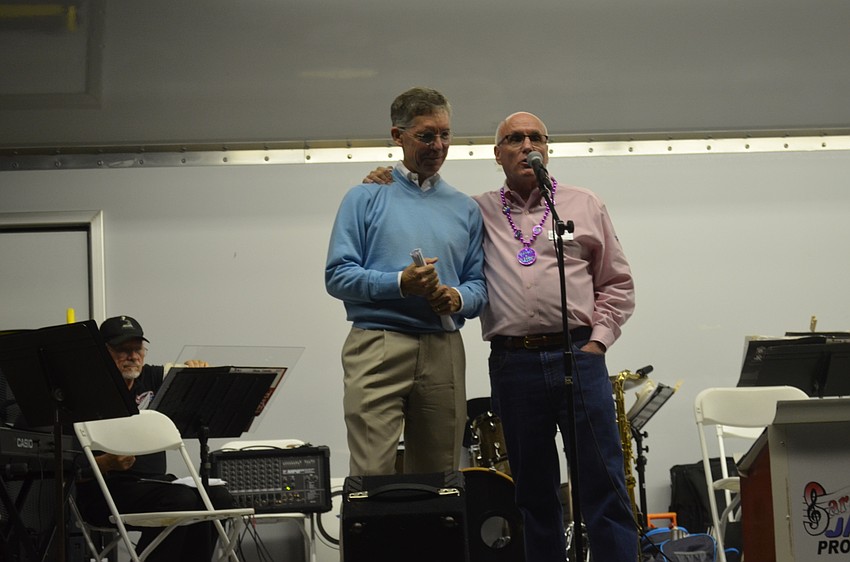 Master of Ceremonies Matt Walsh and Mayor Jack Duncan