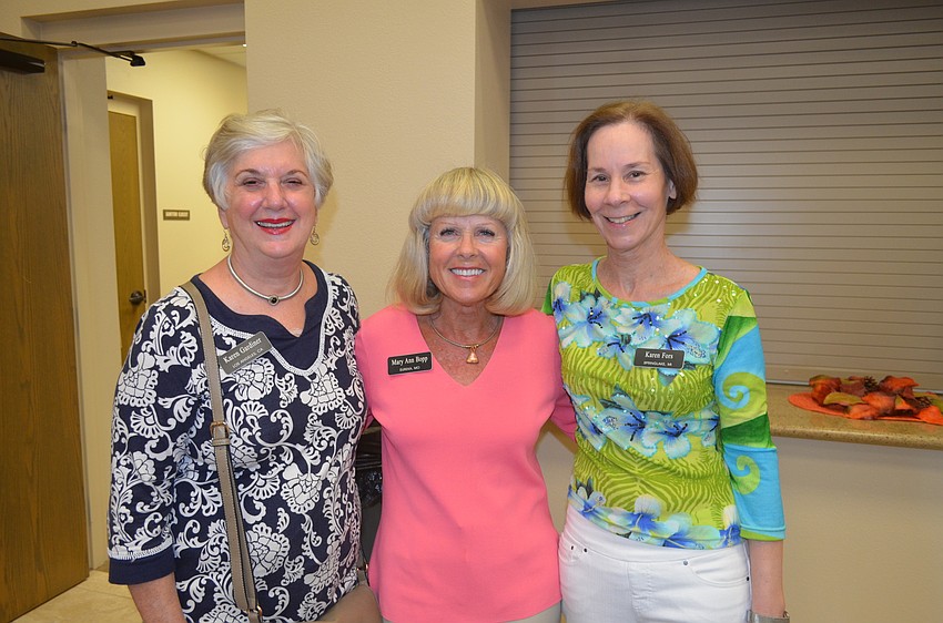 Karen Gardiner, Mary Ann Bopp and Karen Fors