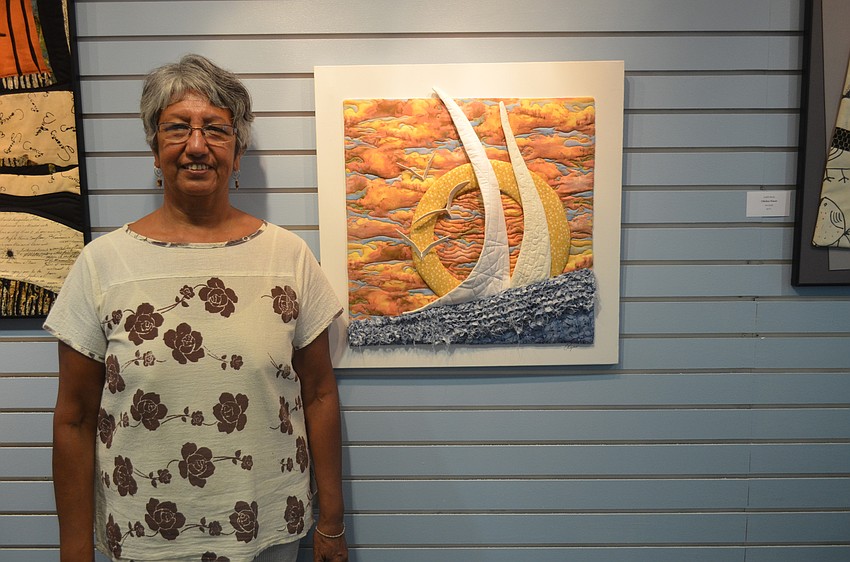 Erlinda Rejino with her “Silver Sails”