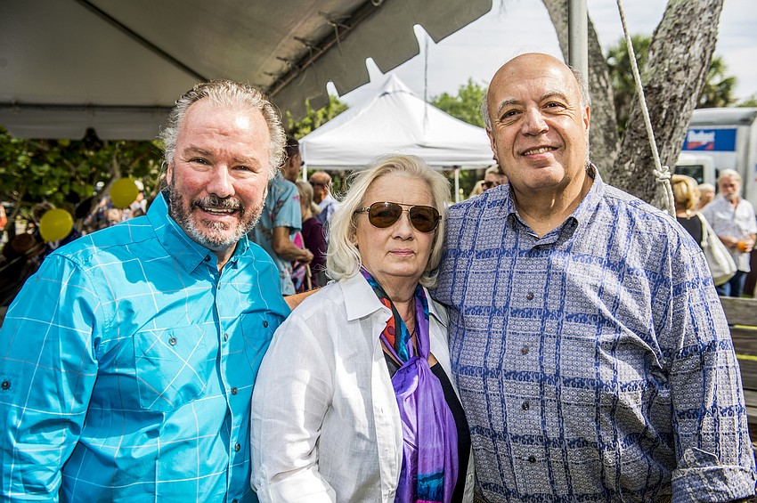 Michael Klauber with JoAnn and Nick Pappas