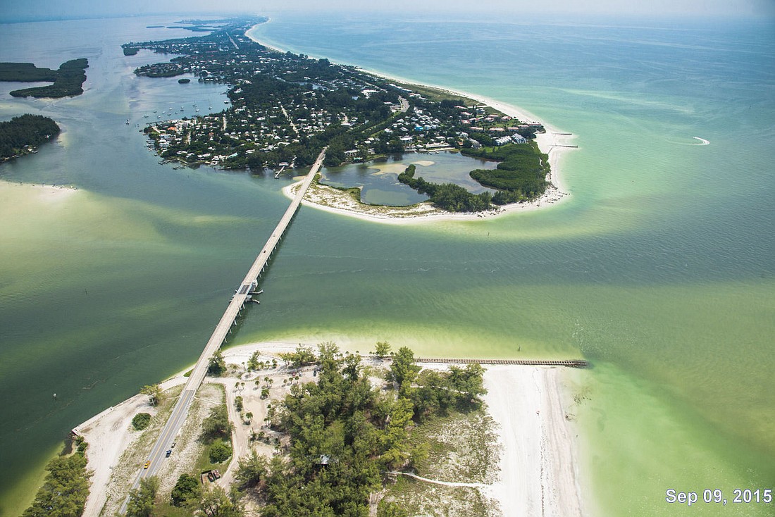 Reports of fish kills associated with red tide have been detected on Beer Can Island.