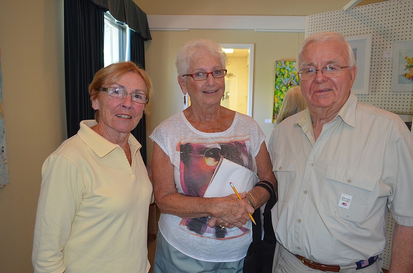 Mary Amundson, former event chair Joan Sable and Gordon Amundson