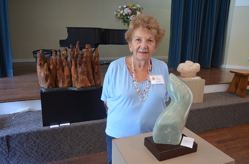 Rita Fenichel with her “New Wave”