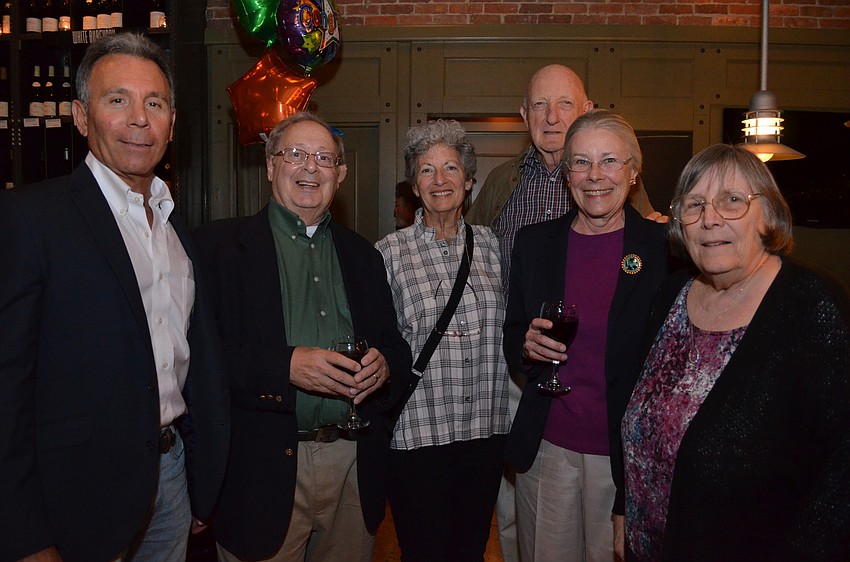 Jim Lampl, Art Levin, Nancy and Terry Turner, Marcella Levin and CONA President Kafi Benz