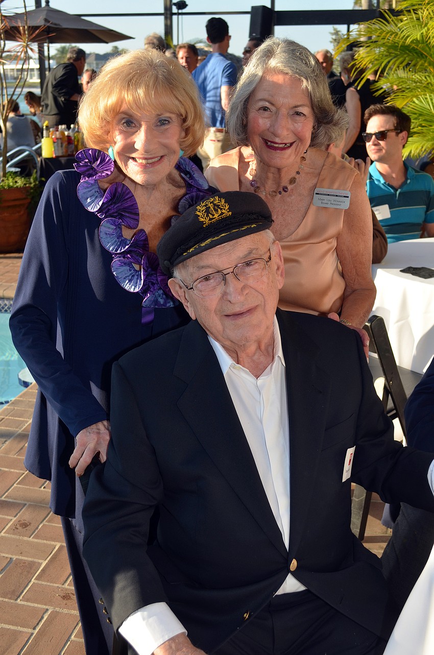 Flori Roberts, Stanley Kane and Mary Lou Winnick