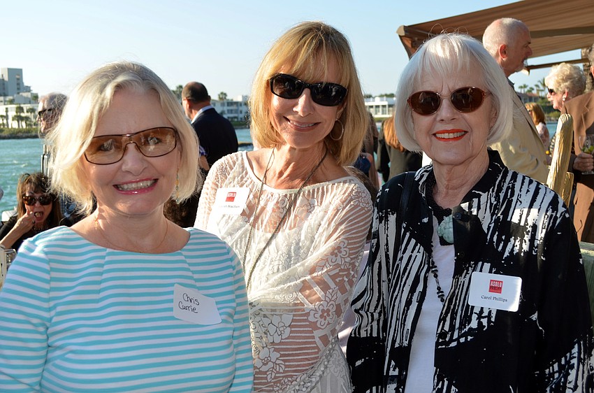 Chris Currie, Deborah Beacham and Carol Phillips