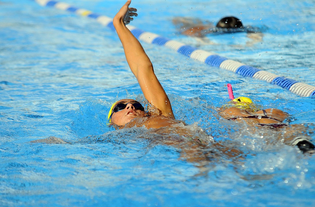 Riverview junior Austin Katz won four gold medals at the Class 4A Swimming and Diving State Championships Nov. 14.