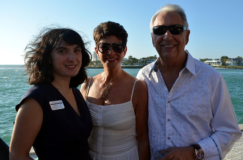 Hermione Gilpin with Wendy and Jerry Feinstein