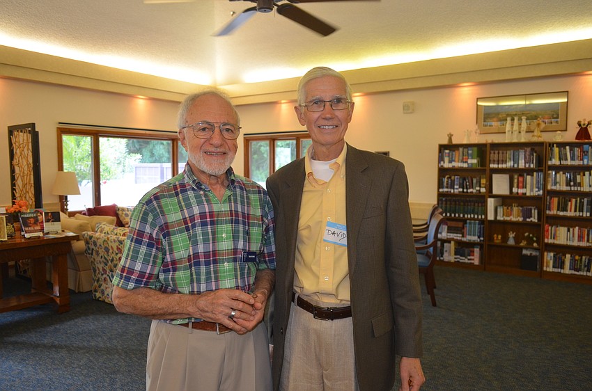 Tom Thomas and the Rev. David Danner