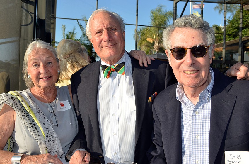 Janis and Hobart Swan with David Bavar