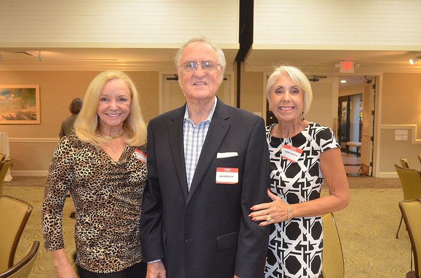 Phyllis and Jack Black with Jane Hunter