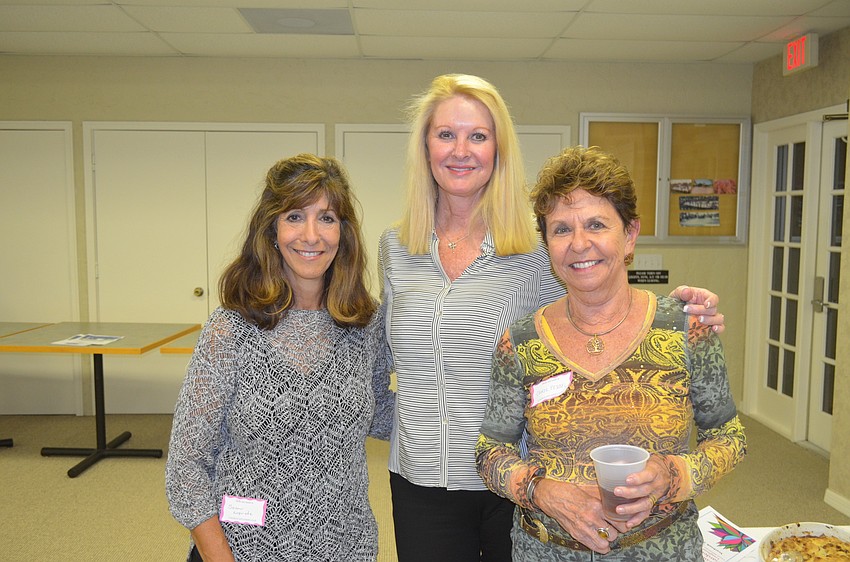 Susan Loprete, President Susan Phillips and Carol Peschel