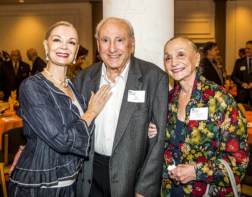 Jean Weidner-Goldstein with Hal and Marlene Liberman