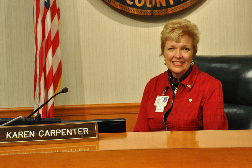 During her five years on the Manatee County School Board, Karen Carpenter has twice served as the chairwoman of the board.