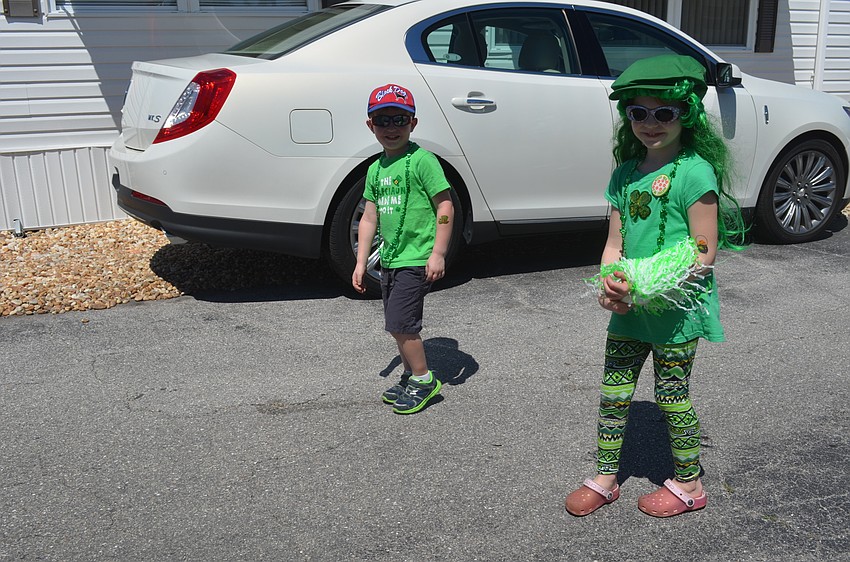 Cameron, 4, and Alyssa, 5, Boston
