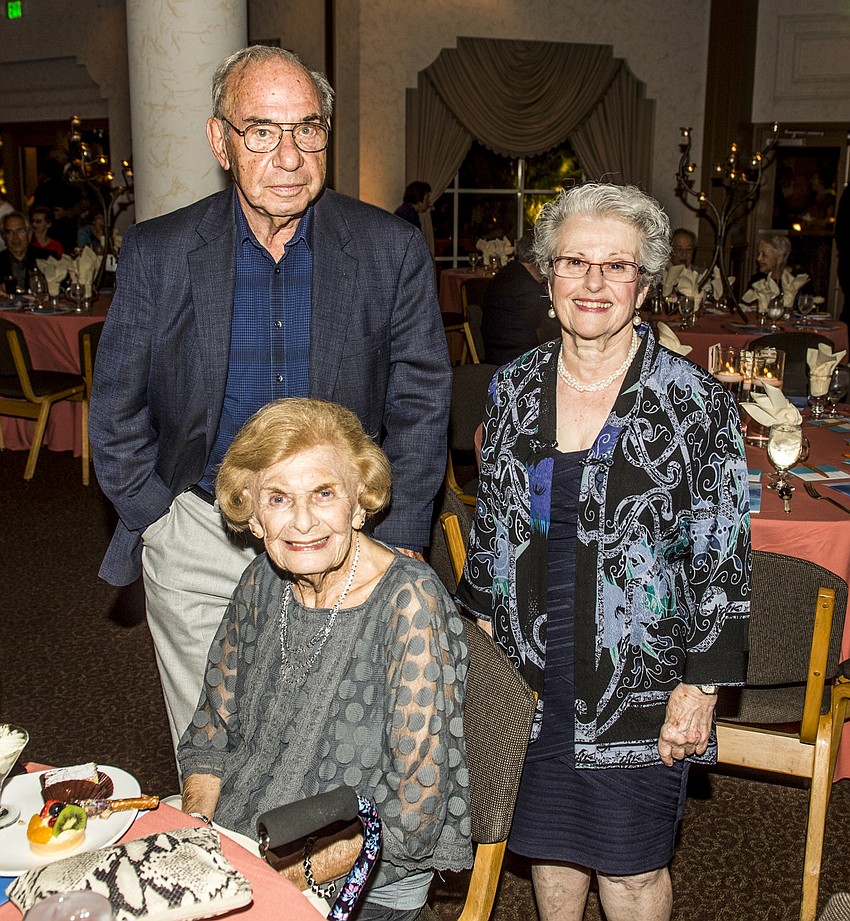 Sam Edelman, Shirley Brodsky and Isabel Anchin-Becker