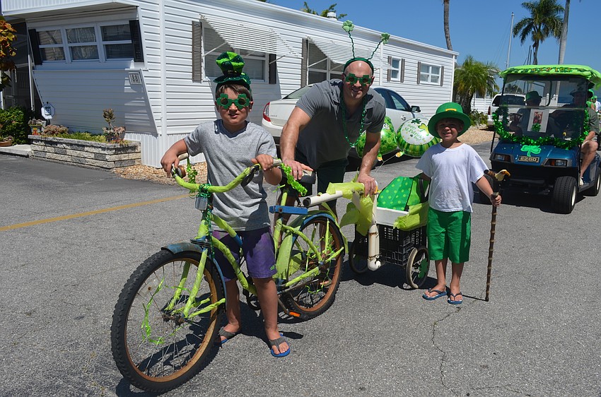 Kai, 10, Ryan and Cooper, 7, Linneweber