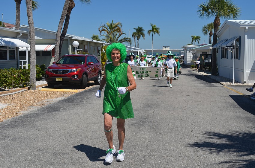 Mary Ann Dye leads the Blarney Bunch band.