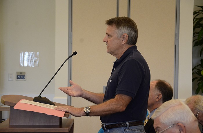 "Please don't give up control of our gate for 10 years," said Country Club West resident Tom Willson. "We need the flexibility to address our safety issue at Balmoral."