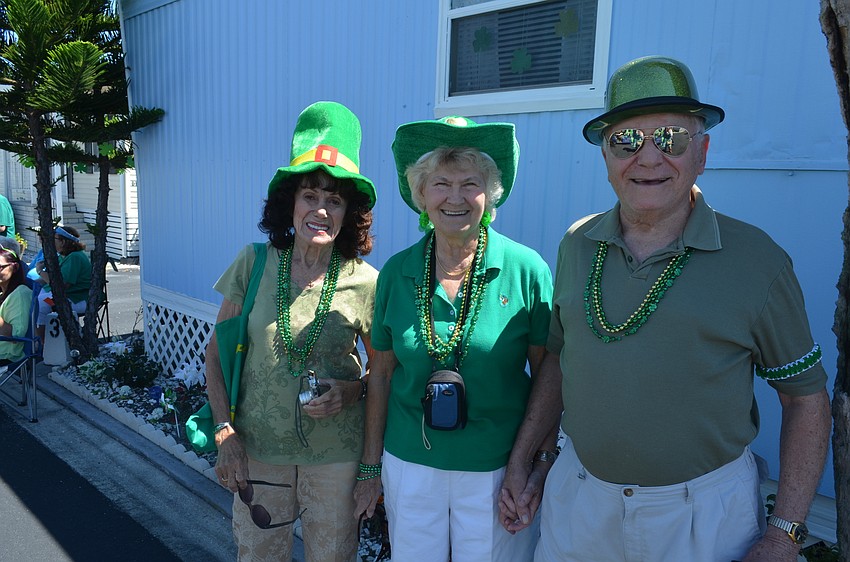 Irene Allen, Pat Stout and Peter Ligas