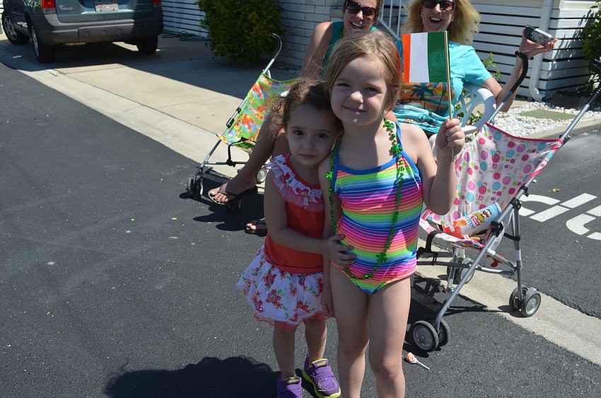 Naomi Nahmias, 2, and Lily Webber, 4