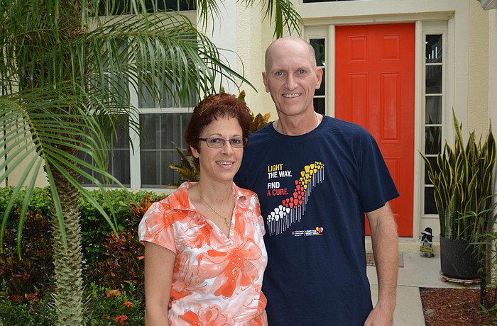 Julie and Tom Ciesielski of Summerfield have had a rough five months since Tom was diagnosed with leukemia. Julie now raises funds for leukemia research.