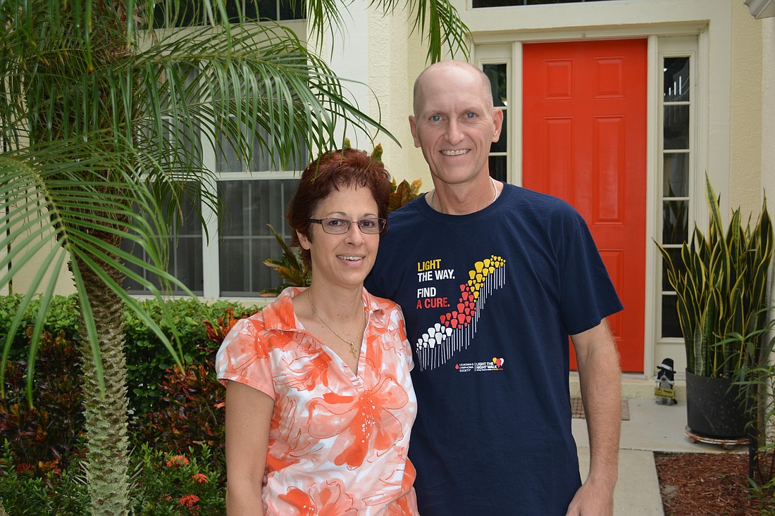 Julie and Tom Ciesielski of Summerfield have had a rough five months since Tom was diagnosed with leukemia. Julie now raises funds for leukemia research.