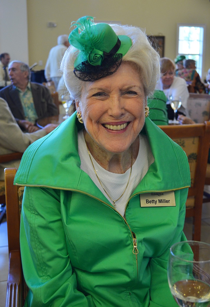 Betty Miller found her hat at the Manatee Players gift shop.
