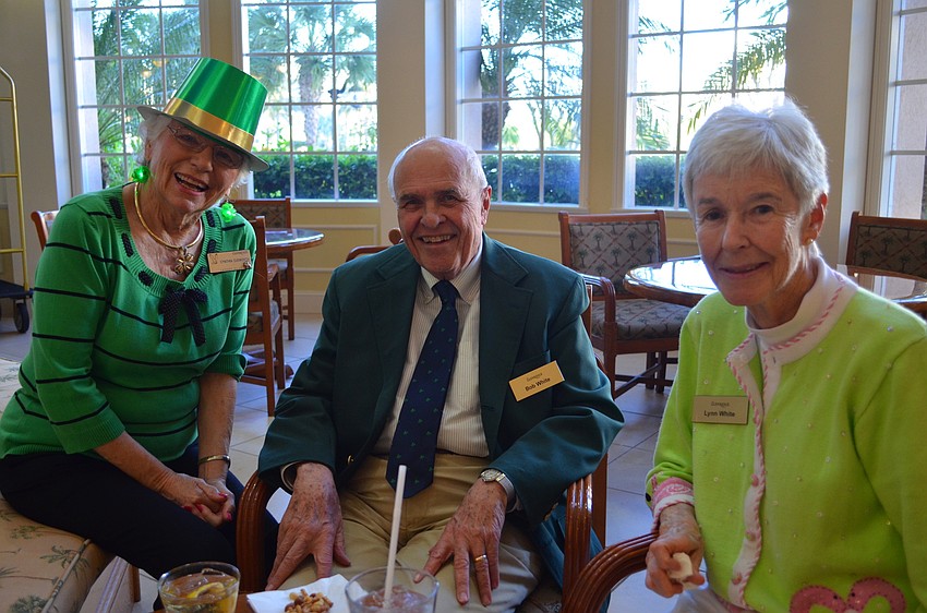 Cynthia Cudworth with Bob and Lynn White.