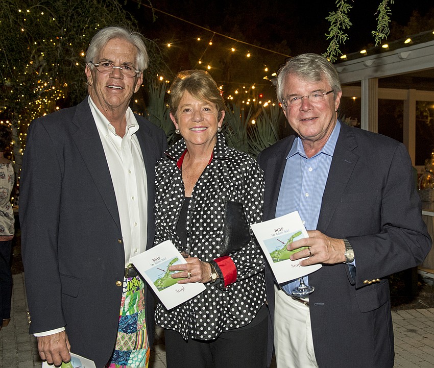 Scott George with Susan and Charlie Wilson