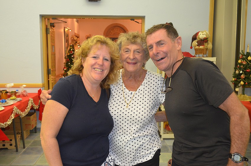 Christine, Gladys and Peter Henry