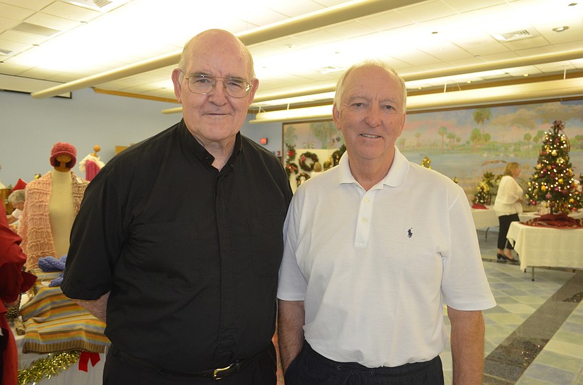Msgr. Gerry Finegan and John Farrell